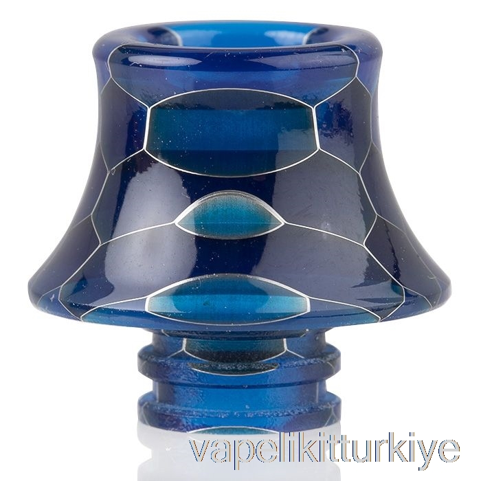 Vape Türkiye 510 Koni Yılan Derisi Reçine Damla Ucu Lacivert